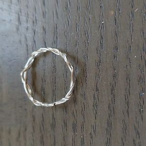Silver wire ring